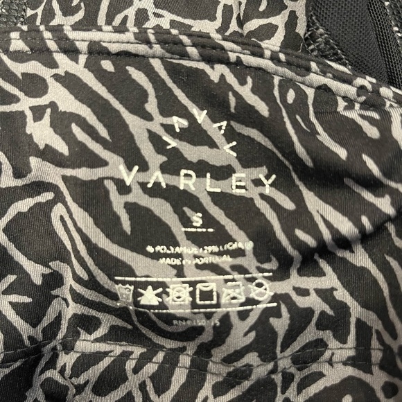 VARLEY Black/Gray Design Leggings - Picture 3 of 3